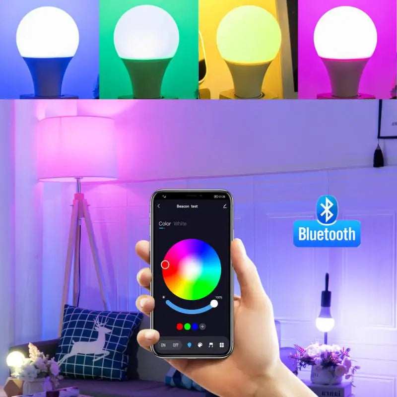 Lâmpada inteligente, Led RGB, Compatível com a Alexa - U Best Choices