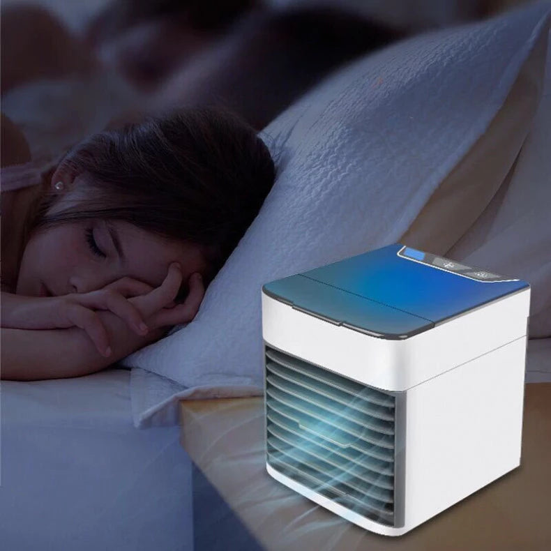 Mini Ar Condicionado Portátil Arctic Air Cooler Umidificador Climatizador Luz Led USB / Ar puro - U Best Choices