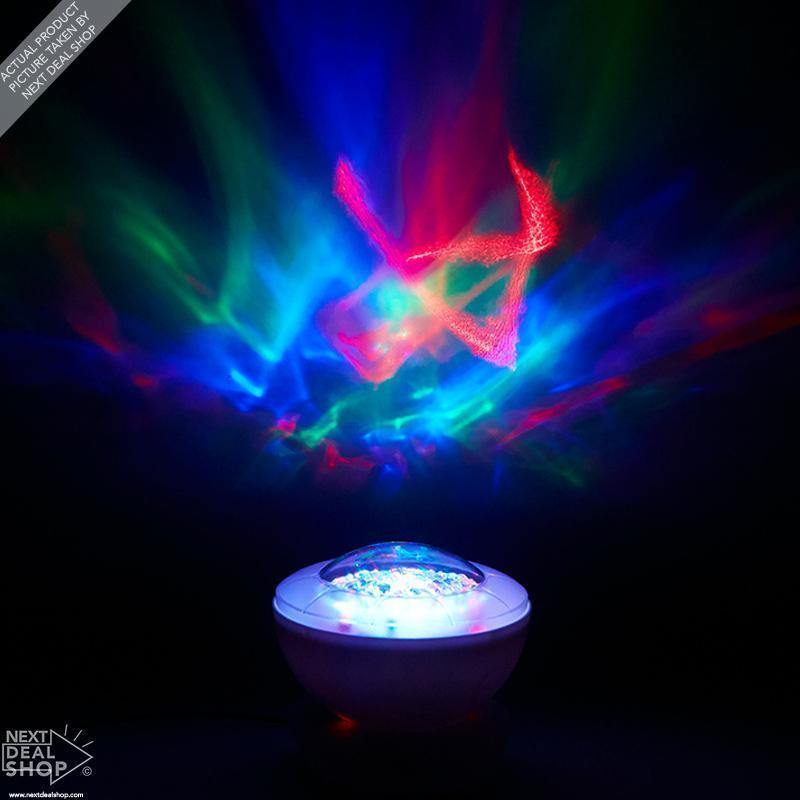 Abajur Projetor Aurora Diamante Com Caixa de Som Embutida - Faça seu Próprio Projetor de Luz em Casa! - U Best Choices