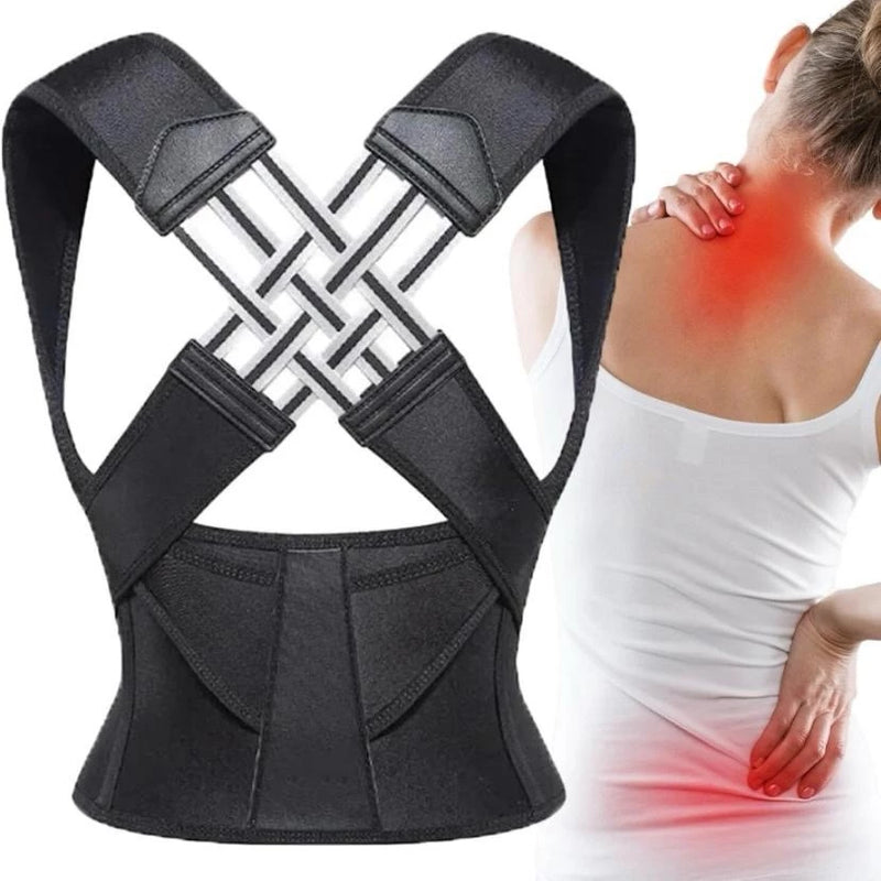 Corretor Postural Para Colunas com Velcro FEMININO Corretor Postural Coluna Lombar