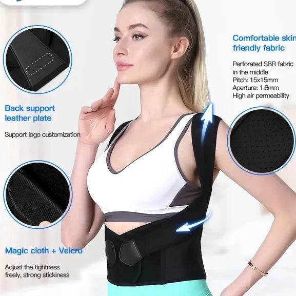 Corretor Postural Para Colunas com Velcro FEMININO Corretor Postural Coluna Lombar