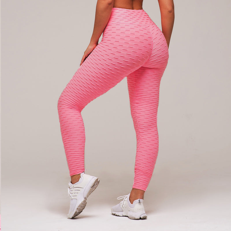 Calças de ioga de alta elasticidade esportivas leggings apertadas para mulheres - U Best Choices