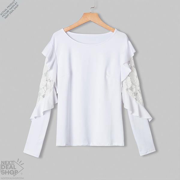 Blusa Feminina Babados Floral - U Best Choices