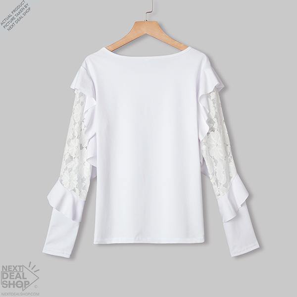 Blusa Feminina Babados Floral - U Best Choices