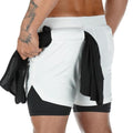 SHORT 2 EM 1 DUPLO TREINO, ACADEMIA, CORRIDA ESPORTIVO DRYFITCOM PROTEÇÃO UV - U Best Choices